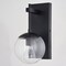 Vaxcel Keeler 1 Light Matte Black Indoor Outdoor Wall Sconce Clear Glass Globe Shade, LED Compatible T0714 - alternate 6